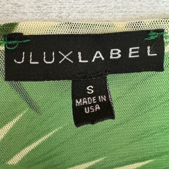 JLUXLABEL California Palm Sheer Coverup Duster Size S - Picture 3 of 5